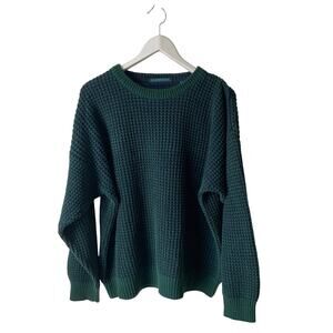 Claybrooke Vintage Blue And Green Sweater Size Large
